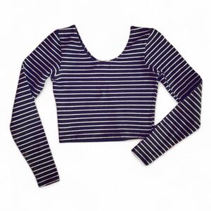 • American Apparel • NWOT Striped Crop Top